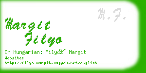 margit filyo business card